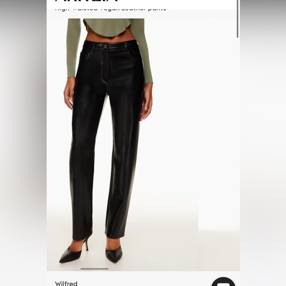 MELINA PANT BLACK REGULAR - Picture 2 of 4